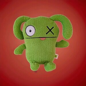 Green Plush Toy Floppy Ears and Unique Eye Design - Uglydolls Stuffed Animal